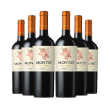 MONTES智利进口蒙特斯限量版小天使葡萄酒750ML 马尔贝克6支装