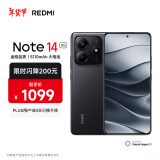 小米（MI）REDMI Note14 5G 金刚品质 5110mAh大电量 大光圈超感相机 8GB+128GB 子夜黑 小米红米手机