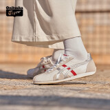 Onitsuka Tiger鬼塚虎男鞋 慢跑鞋透气轻便男女款运动休闲鞋RUNSPARK D201L 1183B480-101白色 38