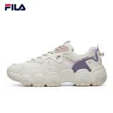 FILA 斐乐女鞋猫爪鞋3代老爹鞋休闲运动鞋缓震厚底慢跑鞋FLUID Ⅲ 奶白-GD 35.5