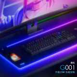 爱国者(aigo) 魔毯G001 鼠标垫 15W无线快充 可充电 RGB发光 大号电竞游戏桌垫 鼠标垫