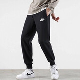 耐克（NIKE）官方舰店男裤2025秋季新款休闲裤束脚小脚长裤卫裤针织透气运动裤 BV2680-010/针织透气/黑色收口 L /175/80A