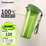 特百惠（Tupperware）茶韵500ML塑料杯 男女学生便携办公用水杯子大容量双饮口 青苔绿