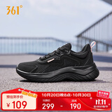 361°运动鞋女秋季雨天通勤防泼水休闲厚底健身跑步鞋子女682232233-3