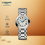 浪琴（LONGINES）瑞士手表 心月系列 机械钢带女表L81134716