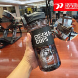 津吉斯加厚超大容量水杯户外赶海运动水壶健身司机工地便携旅行太空杯子 黑色1700ml北氪加厚耐摔