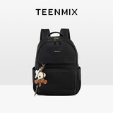 天美意（TEENMIX）双肩包女尼龙高级感背包通勤电脑包大容量旅行书包生日礼物送女友