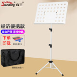 音王乐谱支架可折叠曲谱架家用吉他小提琴古筝便携式专业谱台 白色简约款+包