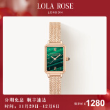 LOLA ROSE罗拉玫瑰经典小绿表手表女表女士手表生日礼物送女友 LR4122-经典钢带小绿表