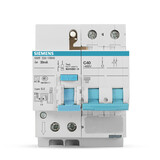 西门子（SIEMENS）空气开关 漏电保护断路器2P 40A 带漏保5SU93261CR40