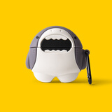 韵宁 适用airpods保护套airpods pro耳机套airpods3硅胶软壳苹果耳机壳卡通三代 苹果Airpodspro【鲨鱼】
