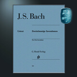 巴赫 二部创意曲集BWV772-786 钢琴独奏带指法 亨乐原版 Bach Two Part Inventions HN591