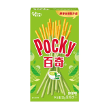 格力高（Glico）百醇百奇系列 休闲零食下午茶涂层饼干棒 百奇抹茶