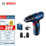 博世（BOSCH）GSB 120 12V充电式手电钻电动螺丝刀家装多功能锂电冲击钻 双电版