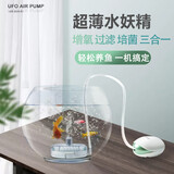 boxtech水妖精过滤器超薄三合一过滤增氧小型鱼缸增氧内置循环气盘过滤器 BT-301小号【不含气泵】