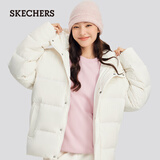斯凯奇（Skechers）羽绒服连帽保暖外套休闲短款大衣男女同款L324U154