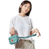 FJALLRAVEN北极狐男单肩包经典女斜挎包潮流腰包街头时尚23796-501天蓝色2L