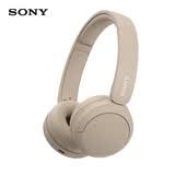 索尼（SONY）WH-CH520 舒适高效无线头戴式蓝牙耳机 舒适佩戴 音乐耳机 米色 618 苹果耳机