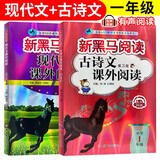 套装2册 新黑马阅读 小学一年级现代文课外阅读+古诗文课外阅读 小学语文阅读理解专项强化训练答题技巧答题模板必刷题练习册 现代文古诗文课外阅读理解