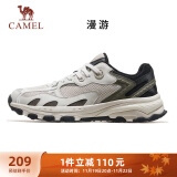 骆驼（CAMEL）漫游户外复古慢跑鞋男休闲运动 K13S09L7015-1 一度灰/深榄绿 39