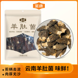 金唐羊肚菌60g(4-6cm) 肉厚无沙云南特产山珍菌菇干货煲汤火锅食材