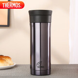 膳魔师（THERMOS）保冷保温杯470ml高真空不锈钢户外运动旅行带茶漏水杯CMK-501 BKP