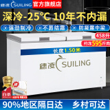 穗凌（SUILING）冰柜商用大容量卧式单温冷冻柜海鲜肉类速冻柜节能顶开门冷柜家用小型冷藏柜 458升 约冻595斤 长1.505米