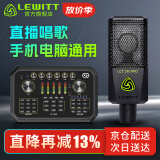 莱维特（LEWITT） LCT 240PRO主播电容麦克风声卡套装手机电脑直播k歌录音话筒设备全套 240PRO+森然ST60PRO套装