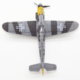 玩控 二战飞机模型军事拼装模型BF109玩具diy手工制作仿真模型 浅灰色