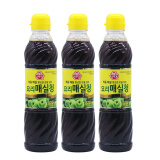 不倒翁韩国进口青梅汁660g瓶装 料理调味浓缩汁 可制作饮品 青梅汁660gx3瓶