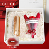 古驰（GUCCI）520情人节礼物gucci口红礼盒套装生日礼物女生送女友老婆闺蜜 绒雾505哑光#焦糖枫叶红