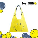 Lee×Smiley联名托特购物包男女同款单肩包笑脸手提包手拎包潮牌时尚 黄色