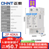 正泰（CHNT） 浪涌保护器 NXU-ⅡG电源防雷器  电涌防雷开关 家用避雷器二级 NXU-ⅡG-40kA/275V 2P