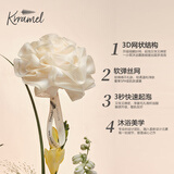 KRRAMEL浴花学生宿舍玫瑰沐浴花浴球女洗澡球沐浴球超柔软起泡神器奶白