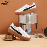 彪马（PUMA）【限时直降】【厚底鞋】女复古增高厚底运动休闲鞋PLATFORM365830 白-黑色 15 37.5