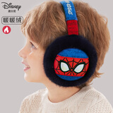 迪士尼儿童耳罩男秋冬耳暖套男孩护耳宝宝蜘蛛侠耳捂 245007藏青 