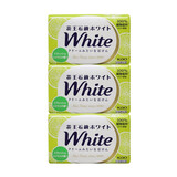 花王护肤香皂进口沐浴皂洗脸洗澡香皂 柠檬茉莉花香 130g 3块