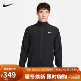 耐克NIKE运动夹克/风衣男子速干立领FORM外套FB7500-010黑L