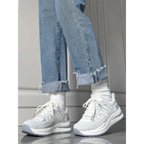 回力女鞋运动鞋女冬季网面低帮鞋子女2025新款百搭小白鞋男休闲跑步鞋 米灰 偏小一码 39 女款