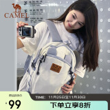 骆驼（CAMEL）大容量书包男女户外徒步登山包轻便旅行双肩包173BB02002A雪柔紫