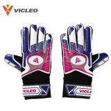 维克利奥VICLEO 守门员手套足球门将成人带护指手套V321560 紫色/黑色 10号