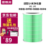 思博润适配小米米家空气净化器滤芯过滤网1代、2代、2S、Pro、3代、4代、循环风滤芯 M2（无芯片）配1代2代