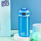 美国coolgear酷乐水杯 儿童水杯男女士学生tritan材质塑料运动水杯大容量夏季随手便携直饮杯 浅蓝色