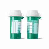 CiNii 美国药品分装瓶大容量便携密封药盒避光防氧化中药粉液体药剂 避光绿色套装