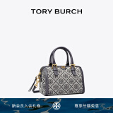 Tory Burch 汤丽柏琦 T MONOGRAM迷你酒桶包波士顿包TB 82939 Tory 海军蓝  405