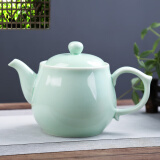 祥燕（xiangyan） 大容量家居茶壶带过滤网1000ml办公茶水壶大号泡茶壶青瓷冷水壶 青瓷