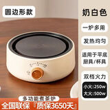 德国全自动电陶炉智能烧水炉家用煮茶器小型电热炉电磁炉泡茶围炉 【奶昔白】 防辐射：超大猛火【仿炭火加热】