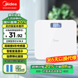 美的（Midea）体重秤体重称家用家用健康秤电子秤高精度称重计电子秤人体高精度智能体重称健身减肥运动D2