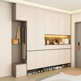 木月入户玄关柜鞋柜门厅柜欧松板ENF级18MM定制鞋柜2.0*2.4米