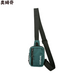 奥姆奇（AOMUQI）男生挎包潮小挎包男士胸包个性潮酷手机包斜挎包男ins潮小包迷你 蓝色6653